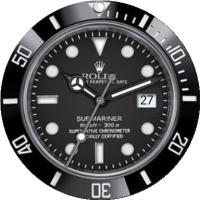 Submariner watch face